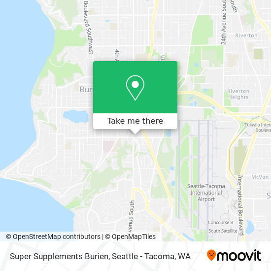 Super Supplements Burien map