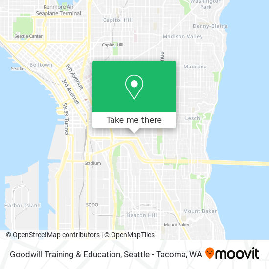 Goodwill Training & Education map