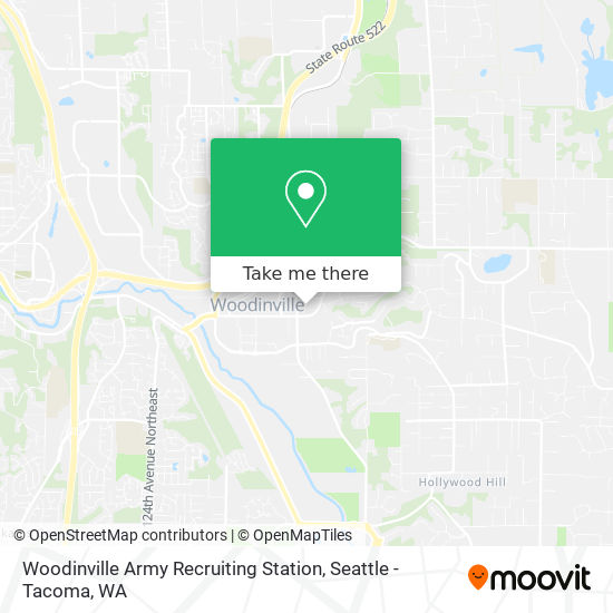 Woodinville Army Recruiting Station map