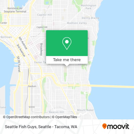 Seattle Fish Guys map