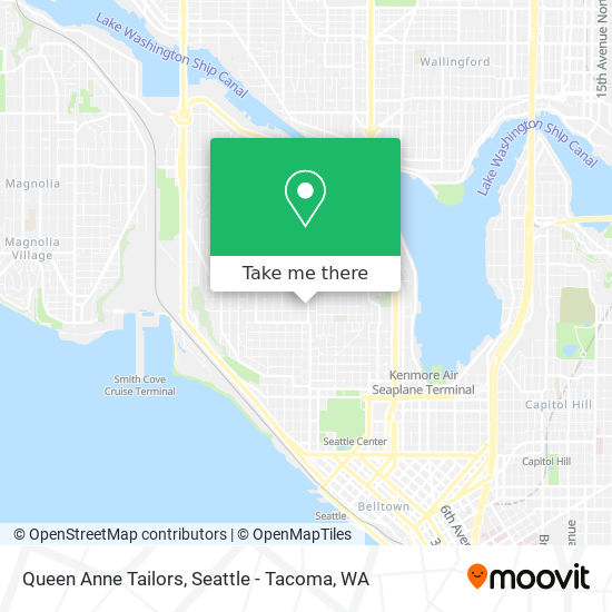 Queen Anne Tailors map