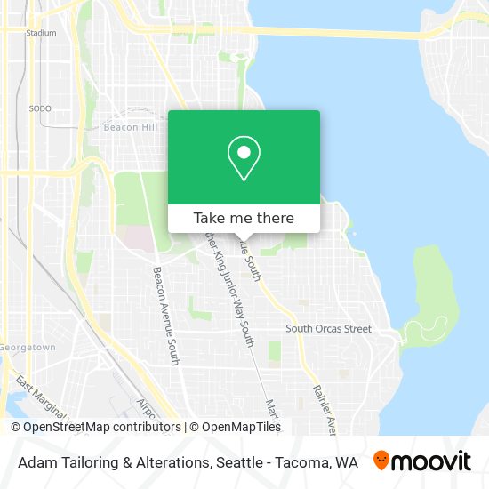 Mapa de Adam Tailoring & Alterations