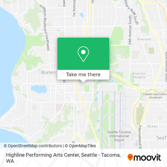 Highline Performing Arts Center map