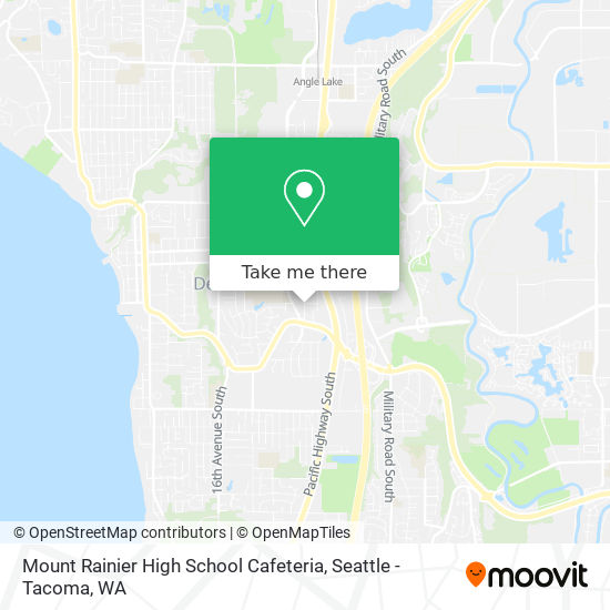 Mapa de Mount Rainier High School Cafeteria