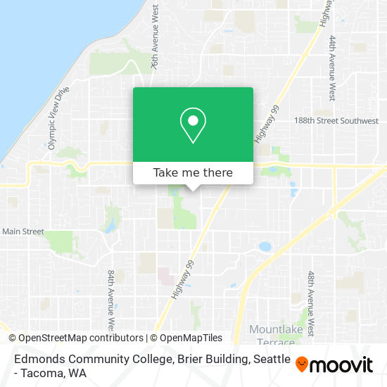 Edmonds Community College, Brier Building map