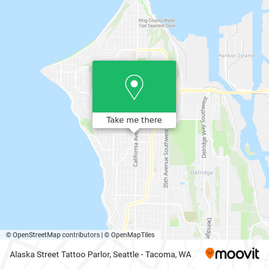 Alaska Street Tattoo Parlor map