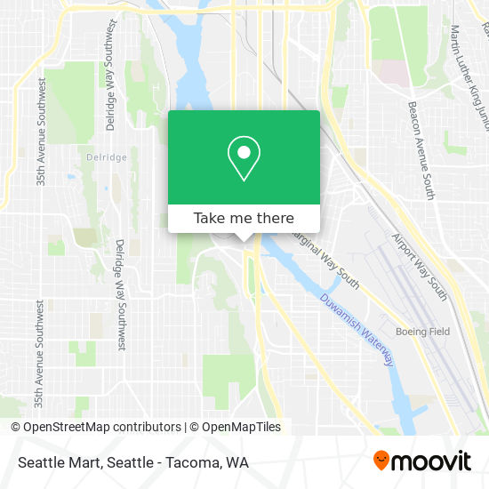 Mapa de Seattle Mart