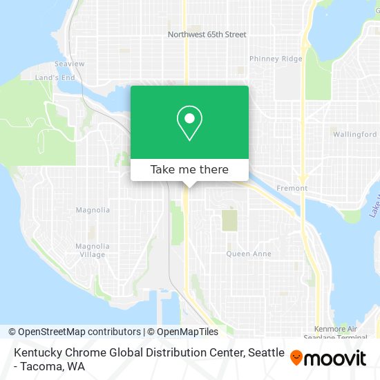 Mapa de Kentucky Chrome Global Distribution Center