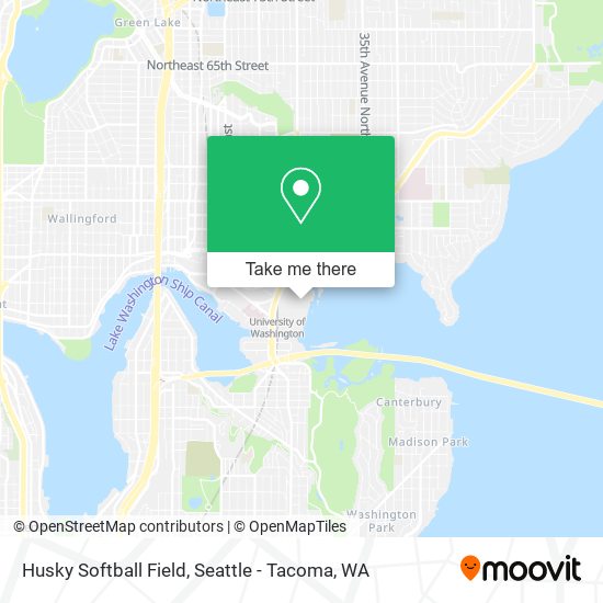 Mapa de Husky Softball Field