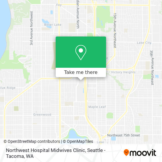 Northwest Hospital Midwives Clinic map