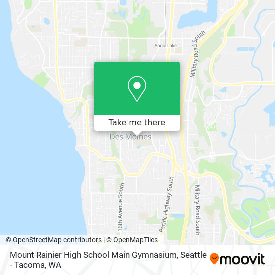 Mapa de Mount Rainier High School Main Gymnasium