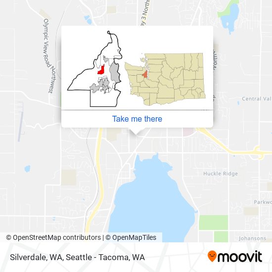 Silverdale, WA map