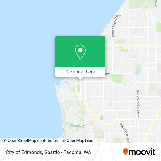 Mapa de City of Edmonds