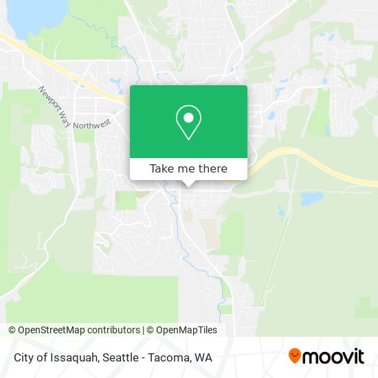 City of Issaquah map