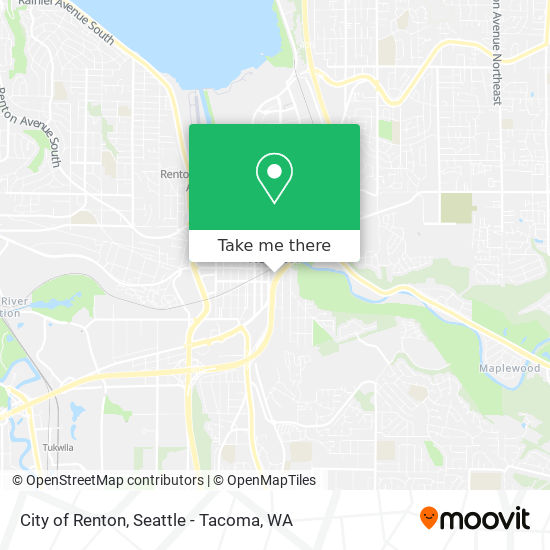 City of Renton map