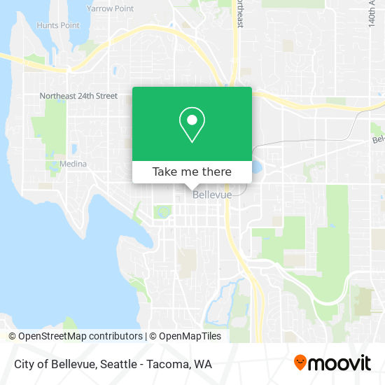 City of Bellevue map