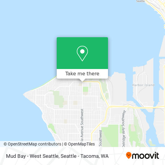 Mapa de Mud Bay - West Seattle