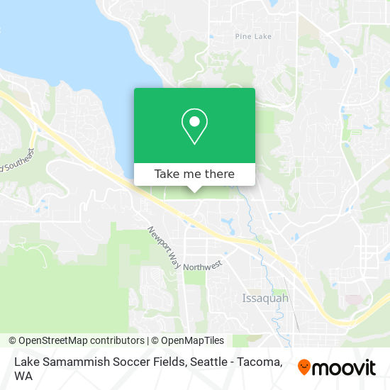 Lake Samammish Soccer Fields map
