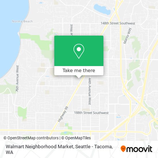 Walmart Neighborhood Market map