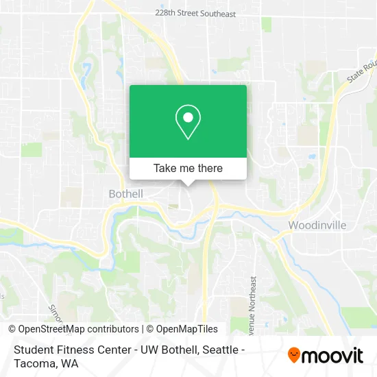 Mapa de Student Fitness Center - UW Bothell