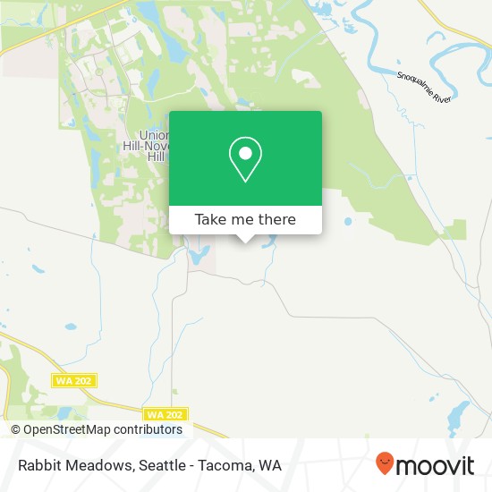 Rabbit Meadows map