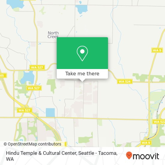 Mapa de Hindu Temple & Cultural Center