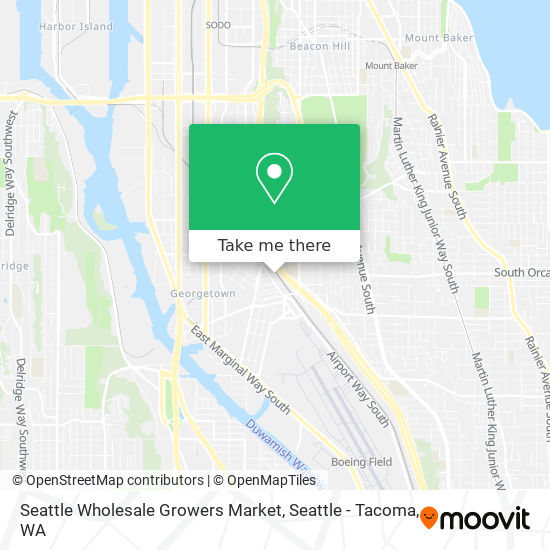 Seattle Wholesale Growers Market map