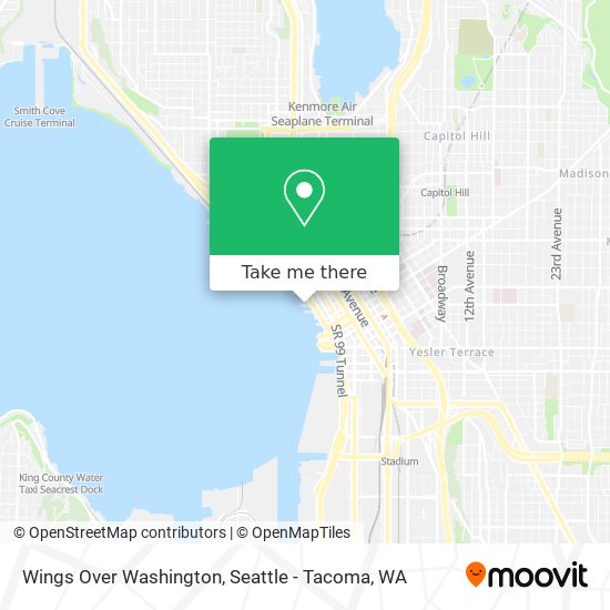 Wings Over Washington map