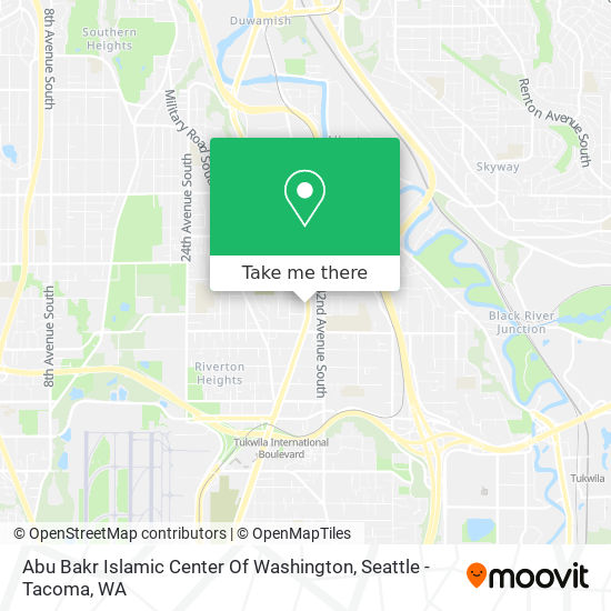 Abu Bakr Islamic Center Of Washington map