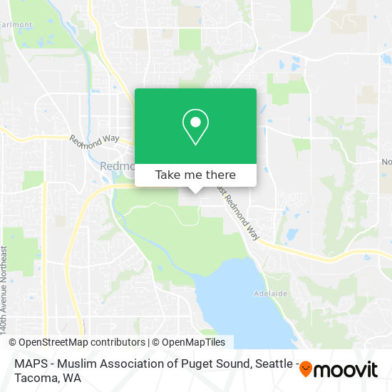 MAPS - Muslim Association of Puget Sound map