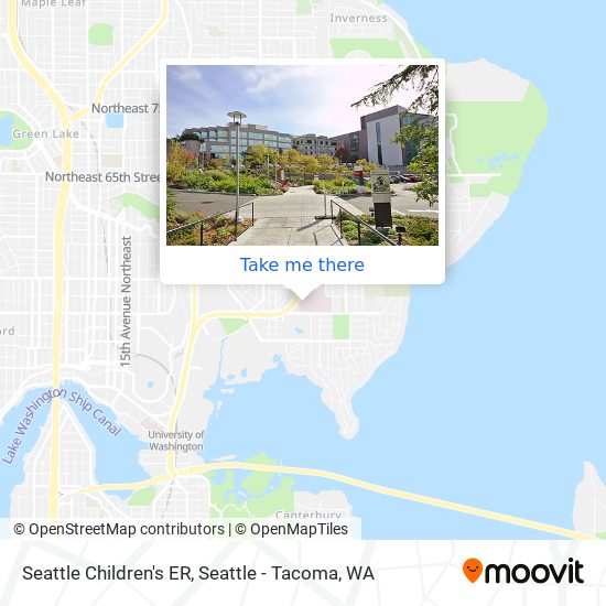 Mapa de Seattle Children's ER