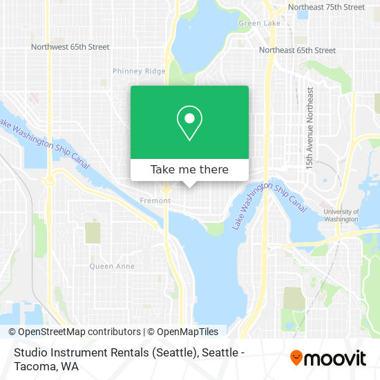 Mapa de Studio Instrument Rentals (Seattle)