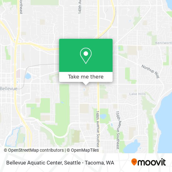 Mapa de Bellevue Aquatic Center