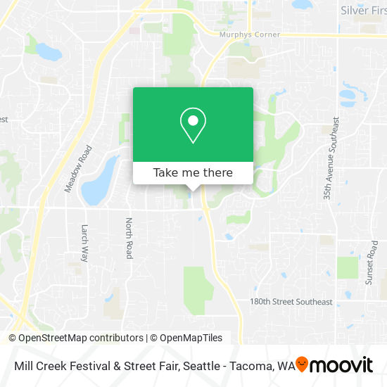 Mapa de Mill Creek Festival & Street Fair