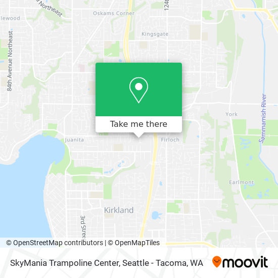 SkyMania Trampoline Center map