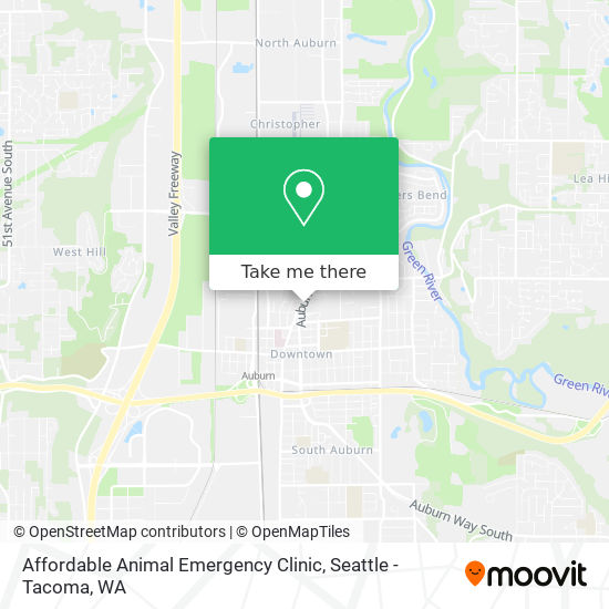 Mapa de Affordable Animal Emergency Clinic
