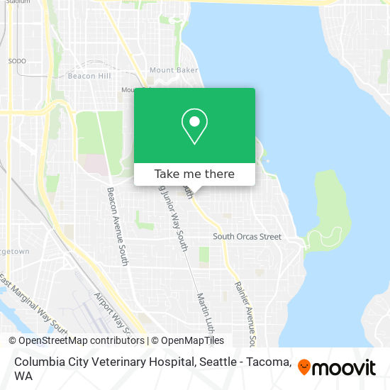 Columbia City Veterinary Hospital map