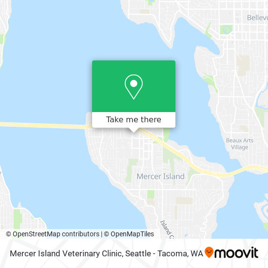 Mercer Island Veterinary Clinic map