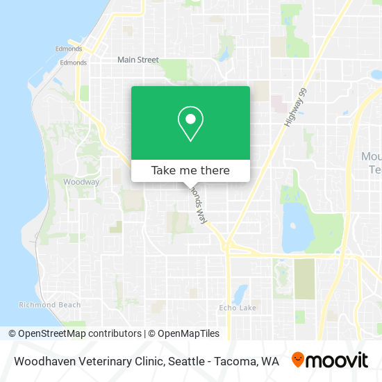 Woodhaven Veterinary Clinic map