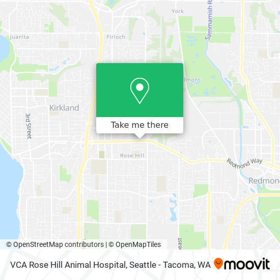 Mapa de VCA Rose Hill Animal Hospital