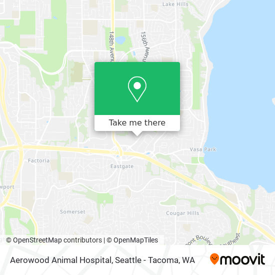 Aerowood  Animal Hospital map