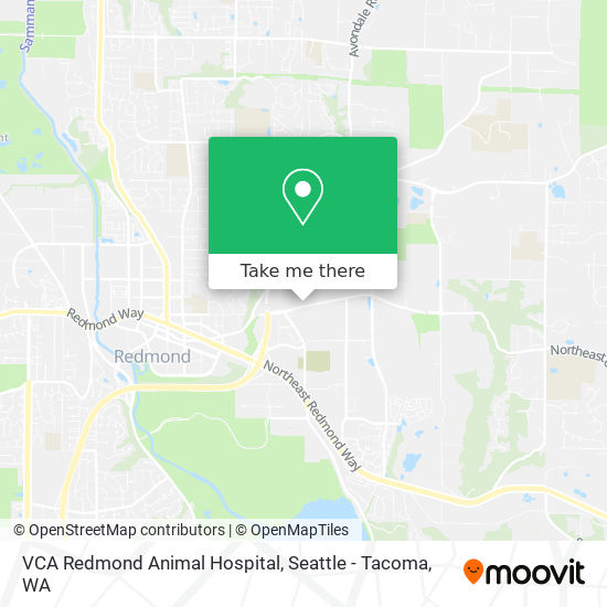 Mapa de VCA Redmond Animal Hospital