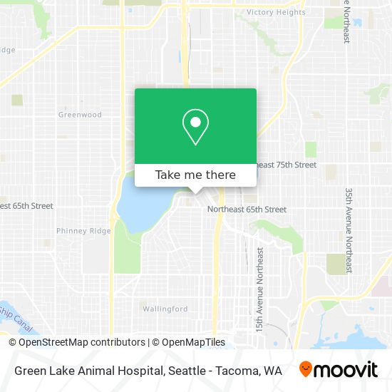 Mapa de Green Lake Animal Hospital