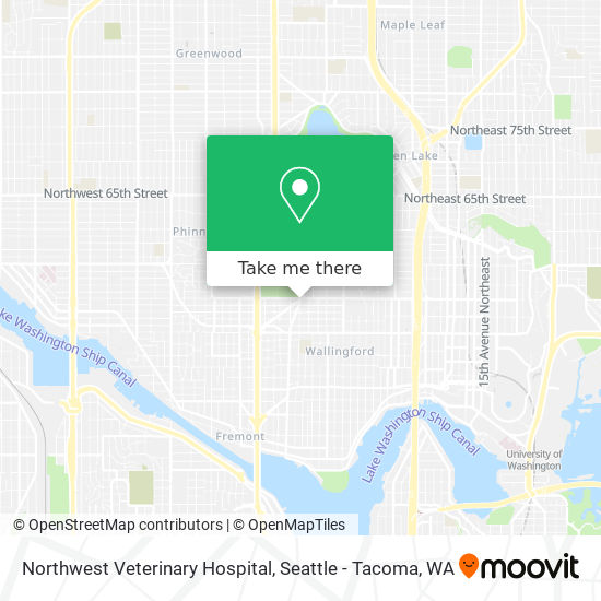 Northwest Veterinary Hospital map