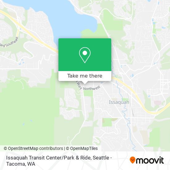 Issaquah Transit Center / Park & Ride map