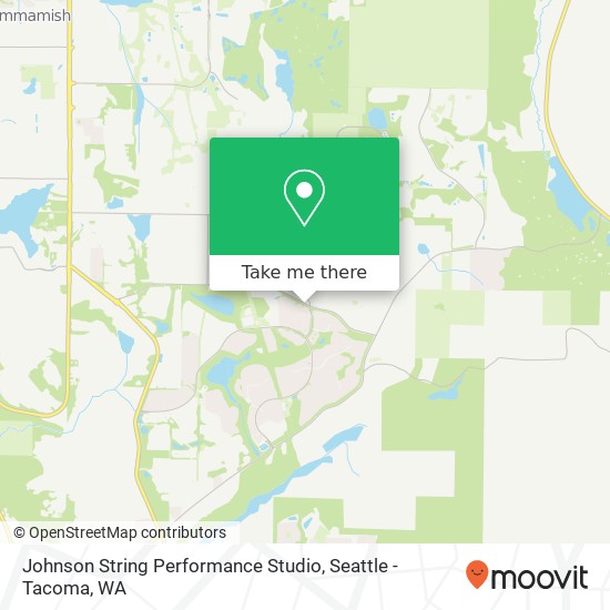 Johnson String Performance Studio map