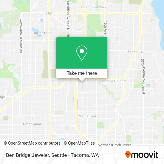 Ben Bridge Jeweler map