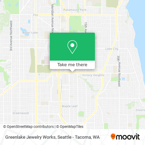 Greenlake Jewelry Works map