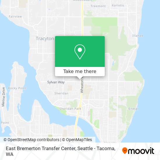 Mapa de East Bremerton Transfer Center
