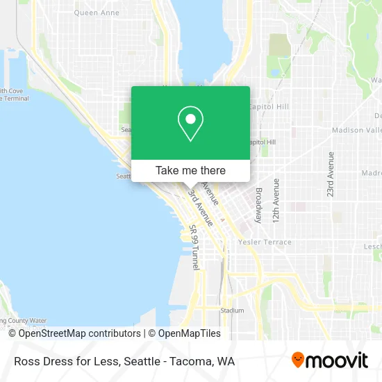 Ross Dress for Less map